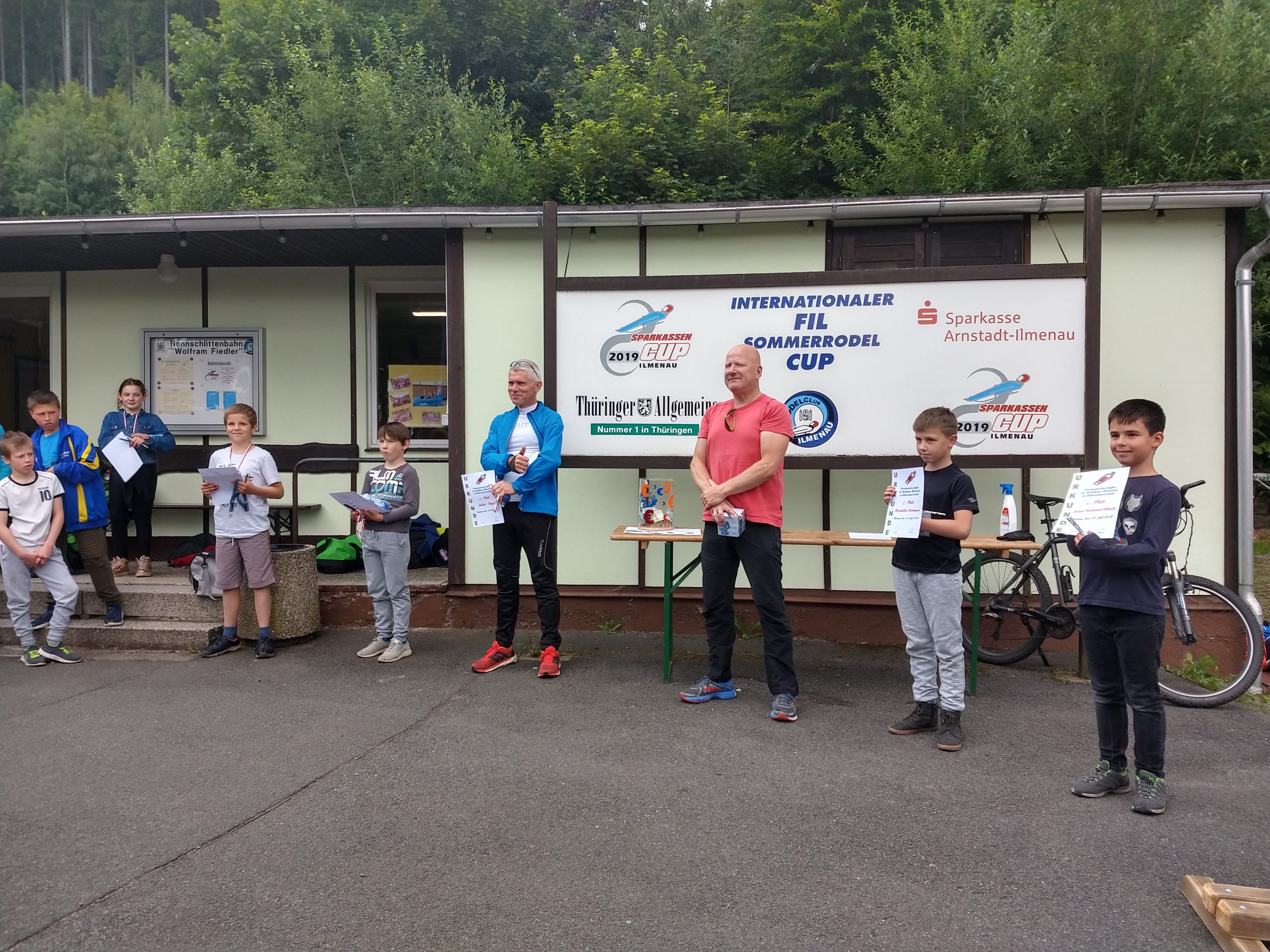 Siegerehrung mit Corona-Abstand